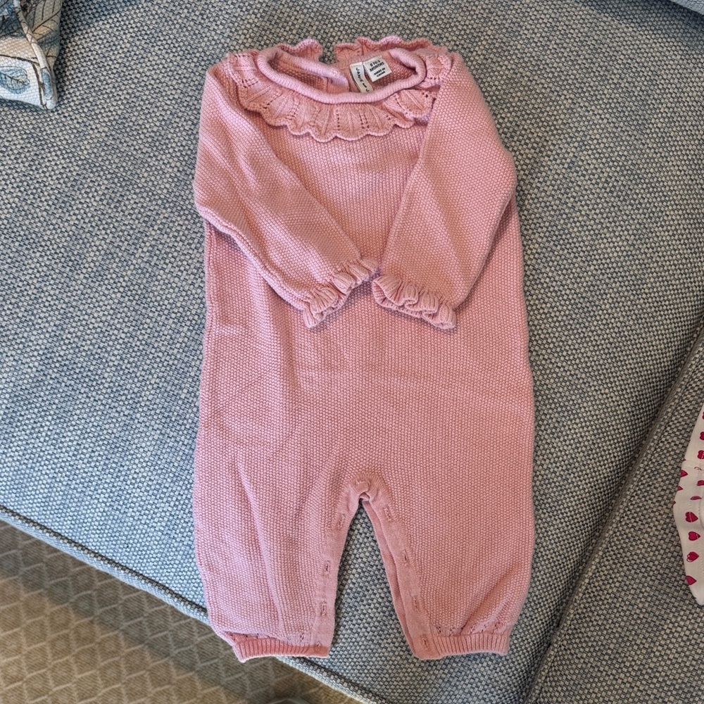 Janie and Jack Pink Ruffled One Piece